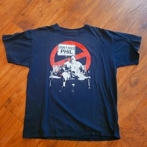 VNTG DISTRESSED 2004  DON'T FEED PHIL MTV VIVA LA BAM JACKASS TV PROMO Sz. L